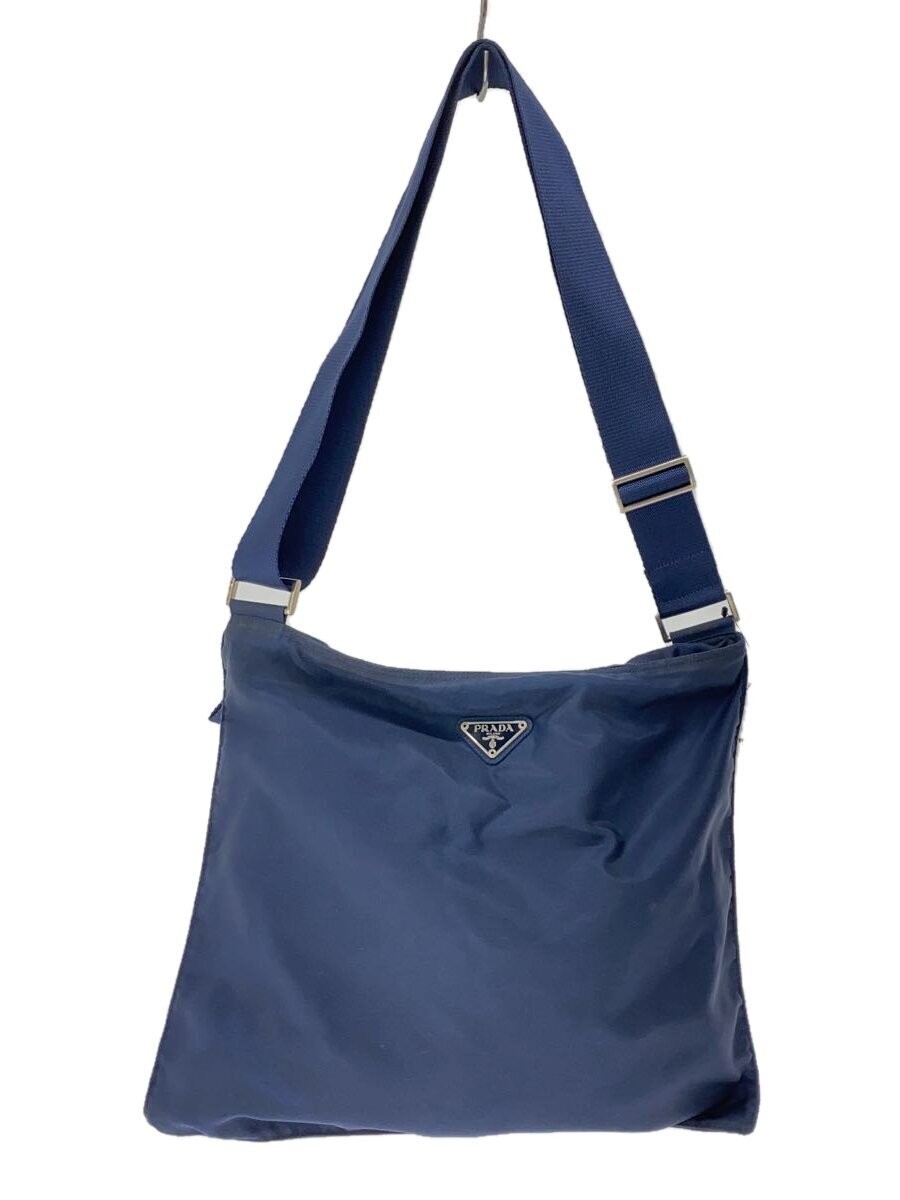 PRADA Shoulder bag Nylon Navy
