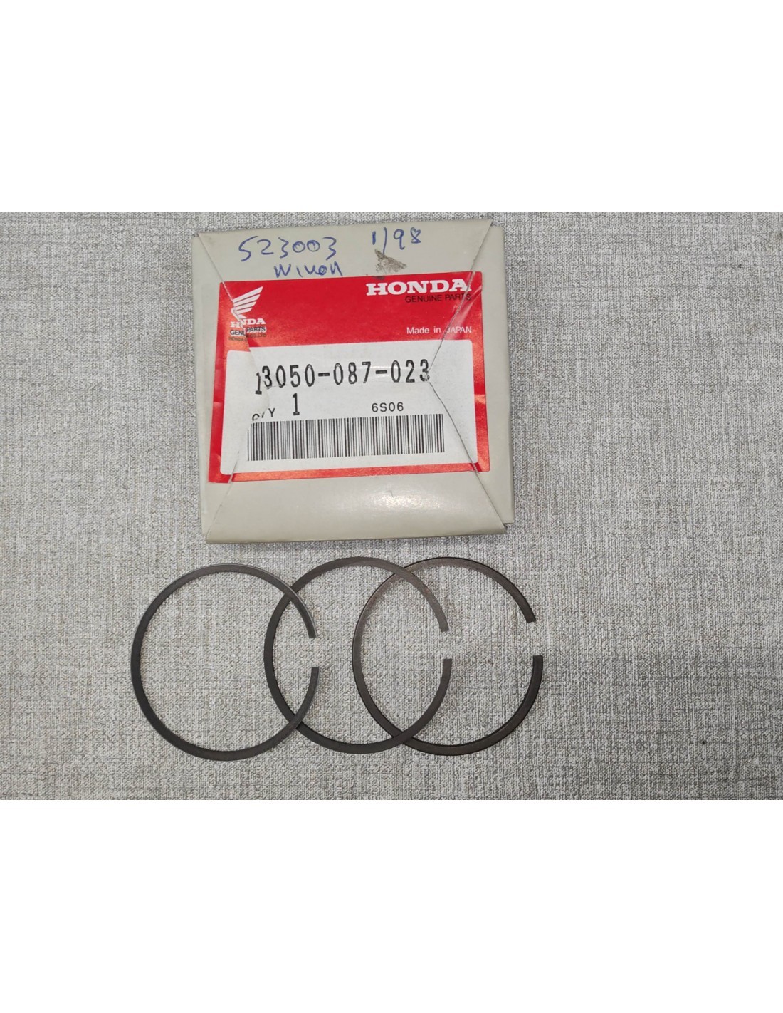 Segment +1mm HONDA 13050-087-023 haute précision pour moteur SL70 et CT70