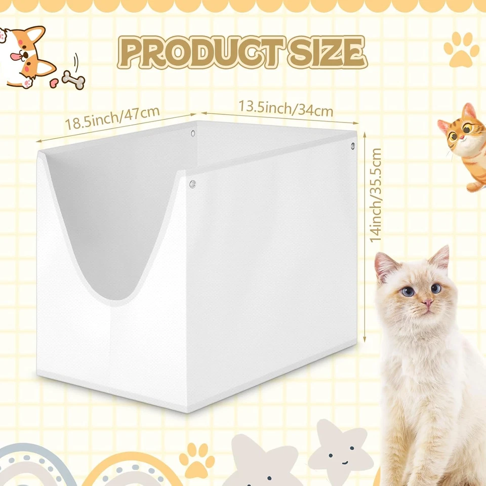 6 Stück Wiederverwendbare Katzentoilette Einlagen F Kompatibel mit Modkat Flip Katzentoilette Ty... - Bild 2 von 4