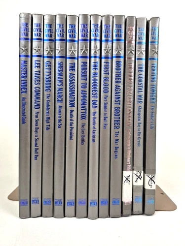 The Civil War Time Life Books Lot of 12 Good Condition Illustrated History