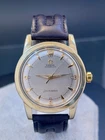 ORIGINAL VINTAGE 1952 OMEGA AUTOMATIC SEAMASTER 14k GOLD CAPPED WATCH SERVICE354