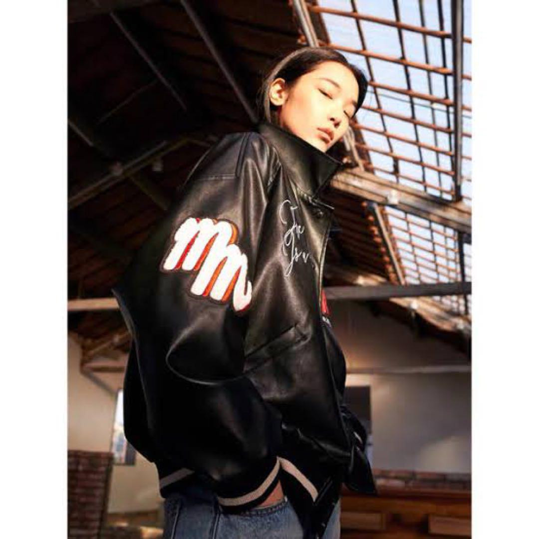 Mr.Enjoy Da Money Medm Leather Stadium Varsity Jacket size Mr.Enjoy Da Money Medm Leather Stadium Varsity Jacket size