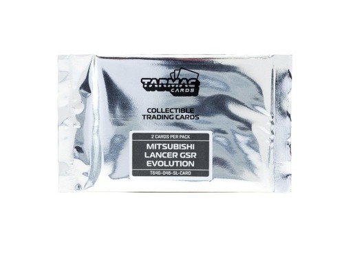 T64G-048-SL Tarmac Works 1:64 Lancer GSR Evo Silver with Tarmac Trading Cards - Picture 5 of 7
