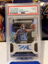 2021 Panini Prizm Basketball Jeremiah Robinson-earl Rookie Auto Mint 9 PSA