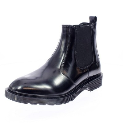 Gian Marco Venturi Chelsea Boots Synthetik abgeschliffen schwarz - Größe 40 [25.4c