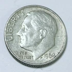 1964 D Roosevelt Dime 90% Silver 10C Circulated Coin #6030