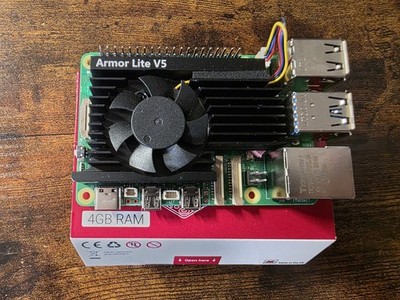 Raspberry Pi 5 4GB With Cooler Attached - Mint Condition, Open Box.