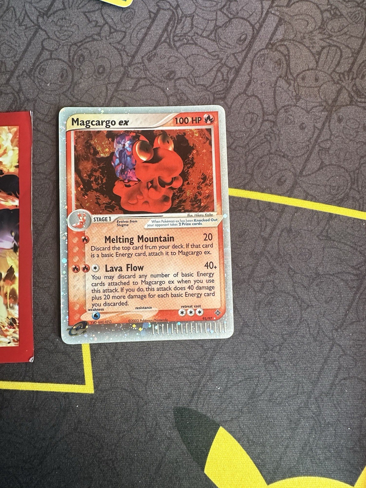 Pokemon Card Magcargo ex 95/97 EX Dragon Holo Ultra Rare 196💎NM💎