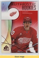 2024-25 Upper Deck SP Game Used Authentic Rookies Red Albert Johansson READ 1r1g