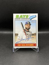 Topps Heritage Real One Autograph Junior Caminero Tampa Bay Rays AL All-Stars