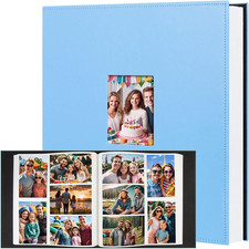 700 Pockets Photo Album 4X6, Extra Large Capacity Leather Cover Wedding Family P