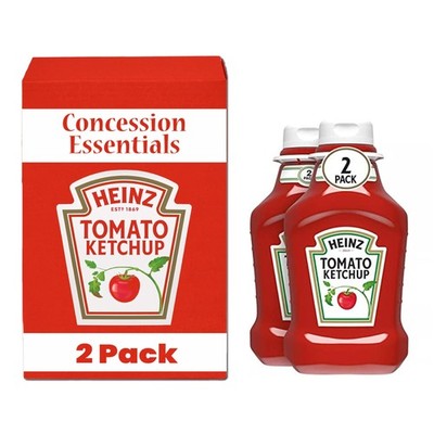 Heinz Tomato Ketchup, 88 Ounces (Two 44 Oz Plastic Squeeze Bottles) (CE 44oz ...