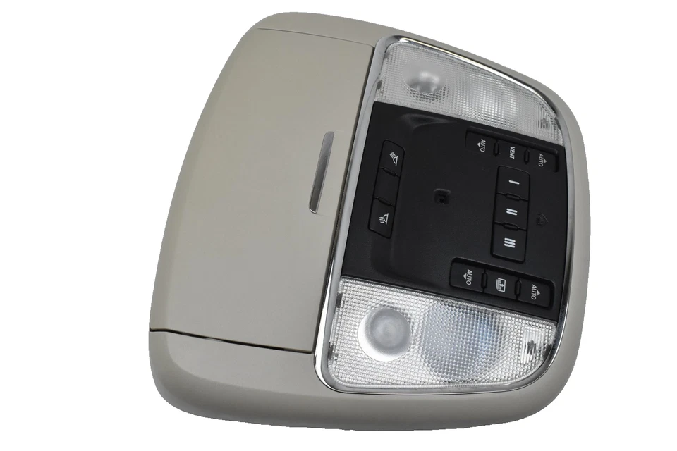 Jeep Grand Cherokee 2011-2014 consola superior domo luz lámpara Homelink OEM Foto 3 de 4