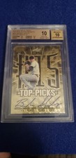 1/1 Braden Shipley 2013 Leaf Metal Draft Super Prismatic Top Picks BGS 10 / 10