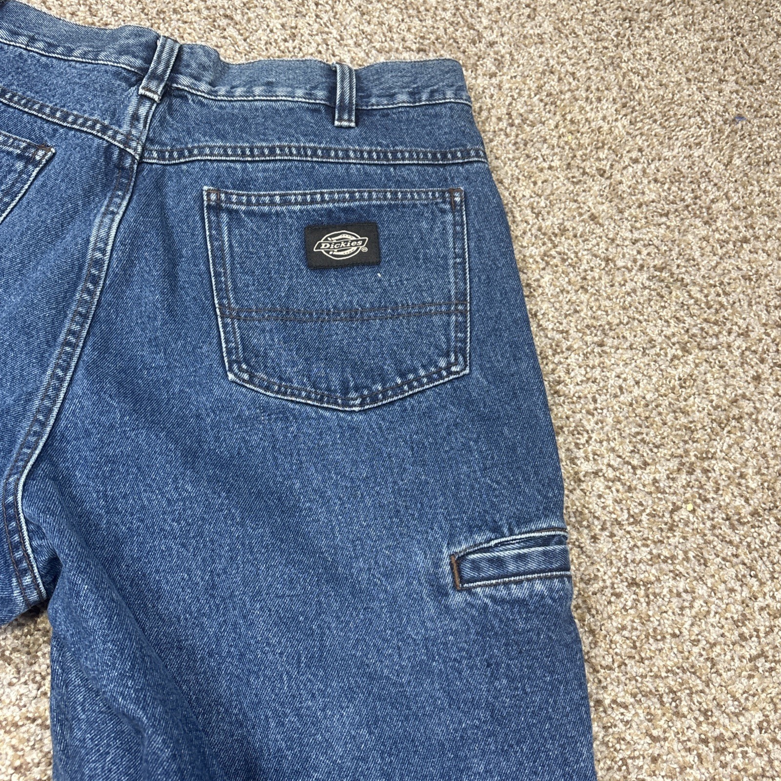 Dickies Regular Fit Straight Work Jeans Mens 38x34 Fits 34 X 30.5 - View 12