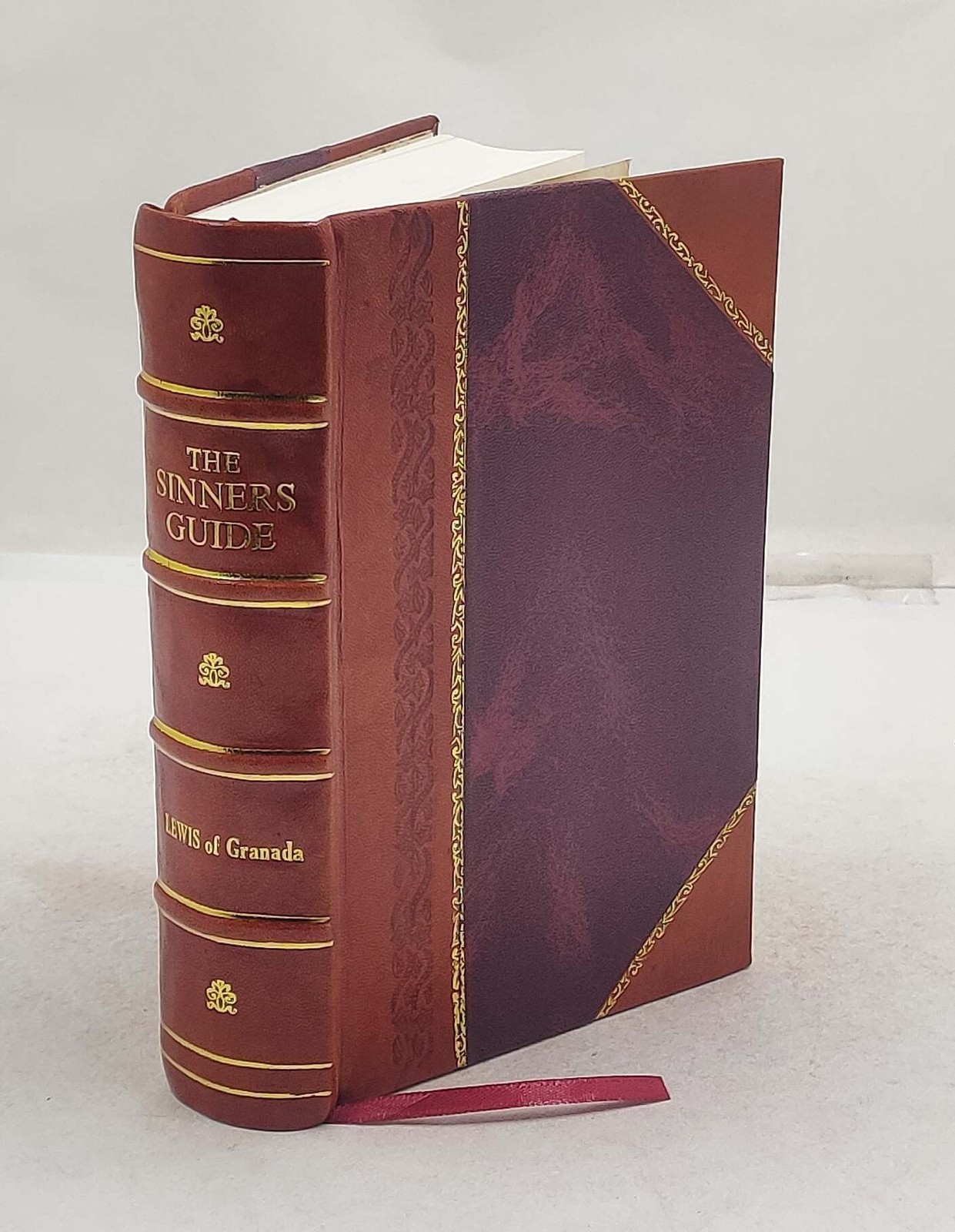 Leather Bound The Sinners Guide From Vice To Virtue With Instructions