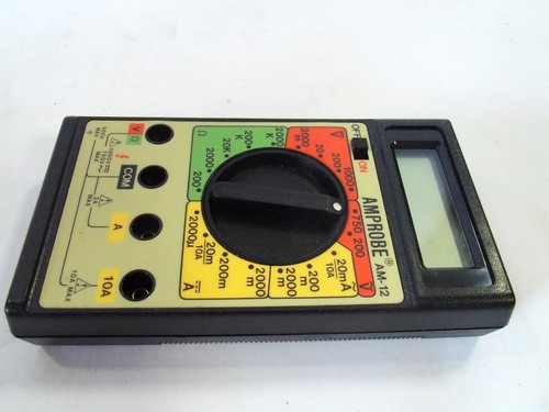 Amprobe AM-12 Digital Industrial Multimeter with Box and Manual - Picture 4 of 6