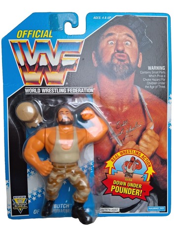 WWF Hasbro Moc Butch from the Bushwhackers...