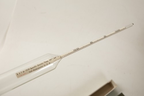VTG Kessler Glass Scale Soil Hydrometer (N4R-8) Petroleum (JSF6) 151-H Gravity - Picture 4 of 9