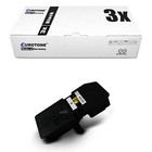 3x Eco Eurotone Toner f�r SCHWARZ 1T02R70UT0/PK5015K Triumph-Adler P-C 2655W MFP