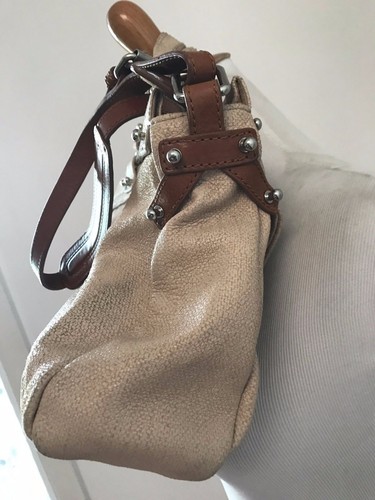 3.1 phillip lim womens cream leather handbag shoulder bag crossbody purse - Picture 8 of 10
