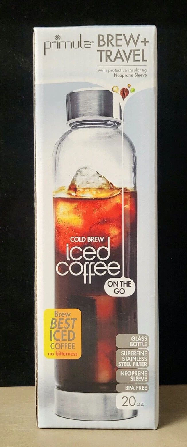 Primula Cold Brew Travel Bottle Iced Coffee To Go 20oz