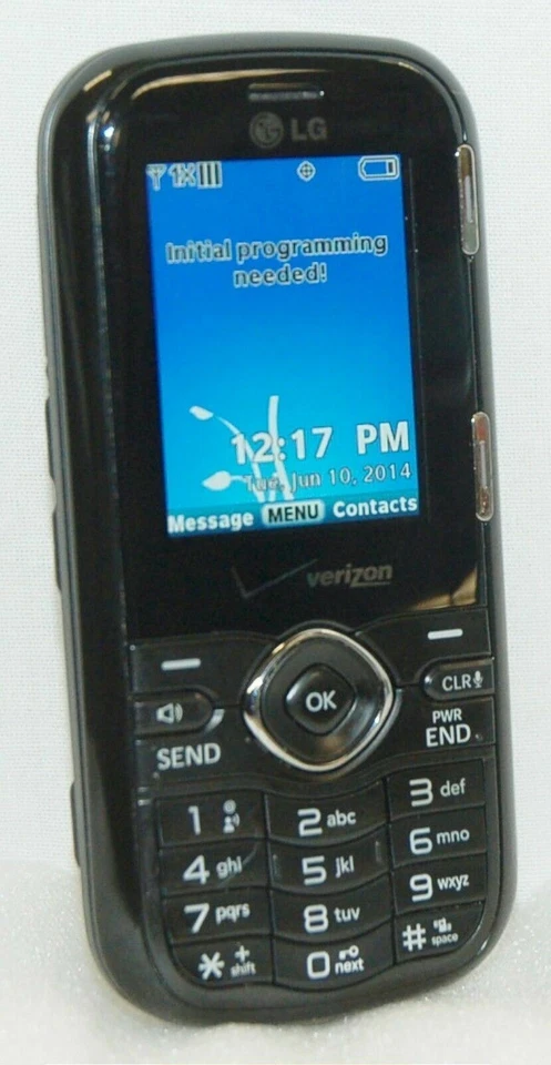 LG VN250 Cosmos Verizon BLACK Cell Phone 1.3 MP Slider Qwerty 1xRTT Grade B - Image 3 of 4
