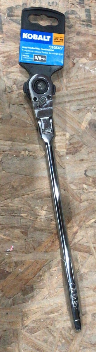 Kobalt 3/8” Drive Flex Head Ratchet 72-Tooth Quick Release 18