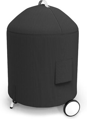 Premium Grill Cover for Weber 22in Charcoal Kettle Grill, Anti-Fade Waterproof