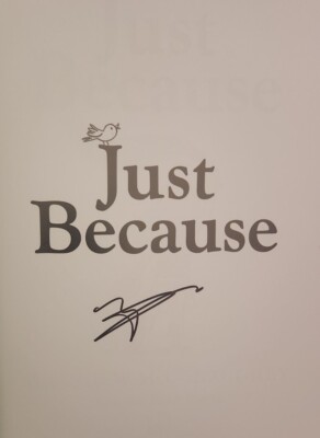 MATTHEW MCCONAUGHEY SIGNED ''JUST BECAUSE'' HARDCOVER BOOK 1ST EDITION W/COA PROOF