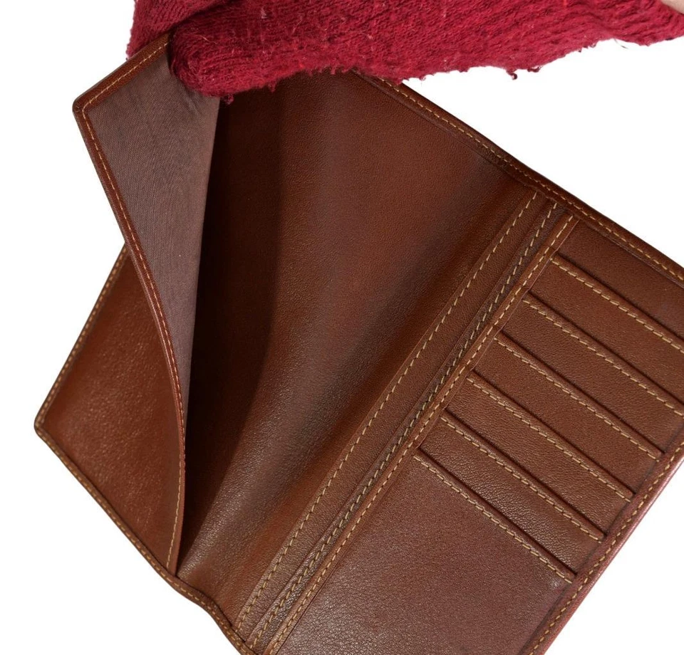 NEW Vintage 2003 Ghurka GW145 Breast Pocket Wallet Chestnut Vintage Leather 38 - Image 4 of 4