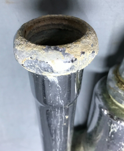 Spüle Abflussrohr Kanister P Falle Teile oder Reparatur Chrom Messing Vintage alt 241-23B - Bild 2 von 15