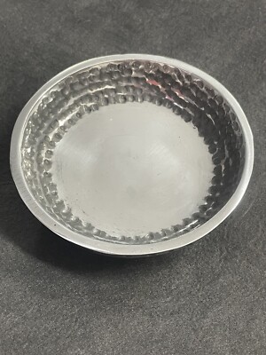 NEW Recycled Large Aluminum Hammered Bowl Dish Designed by Hardy