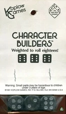 Character Builders Dice - Black