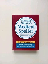 Merriam-Webster's Medical Speller 3rd Edition by Inc. Merriam-Webster (2007,...