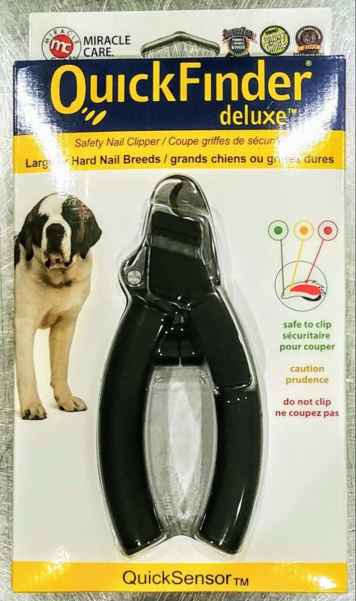 MIRACLE CARE QUICKFINDER DELUXE SAFETY NAIL CLIPPERS LARGE BREED