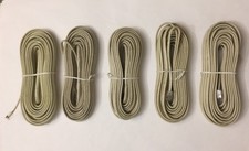 Lot Of 5: 25 Feet Phone Cable, E195576 RJ11 AWM20251 150V 26AWG, TigerCable