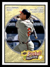 2008 Upper Deck Baseball Heroes #95 Kelly Johnson Card Atlanta Braves