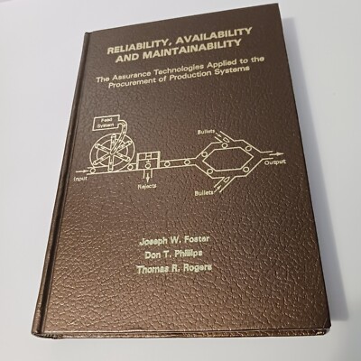 Reliability, Availability and Maintainability Hardcover 1981 by Joseph W. Foster