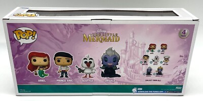 ファンコpop リトルマーメイド 4点セット Funko Pop! Disney The Little Mermaid 4 Pack WMT Exclusive