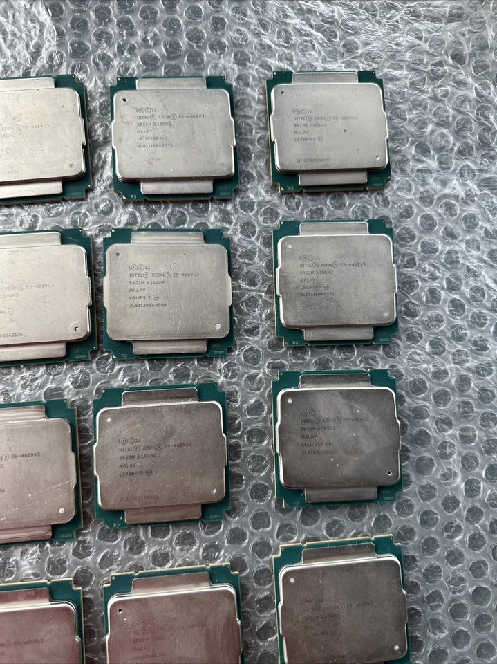 E5-4669V3 -25 X CPU Xeon Quad Socket - 18 Core Da Testare - Immagine 2 di 4