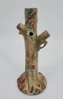 Weller Woodcraft 1920s Vintage Art Pottery 10" Red Apple Tree Ceramic Bud Vase