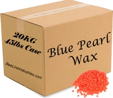 Blue Pearl Wax Coral Sensitive Hard Bead Wax (Stripless) Bulk Case 45lbs