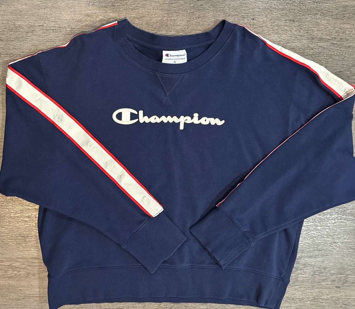 Crewneck Sweatshirt Powerblend Crew Satin Stitch Logo Champion