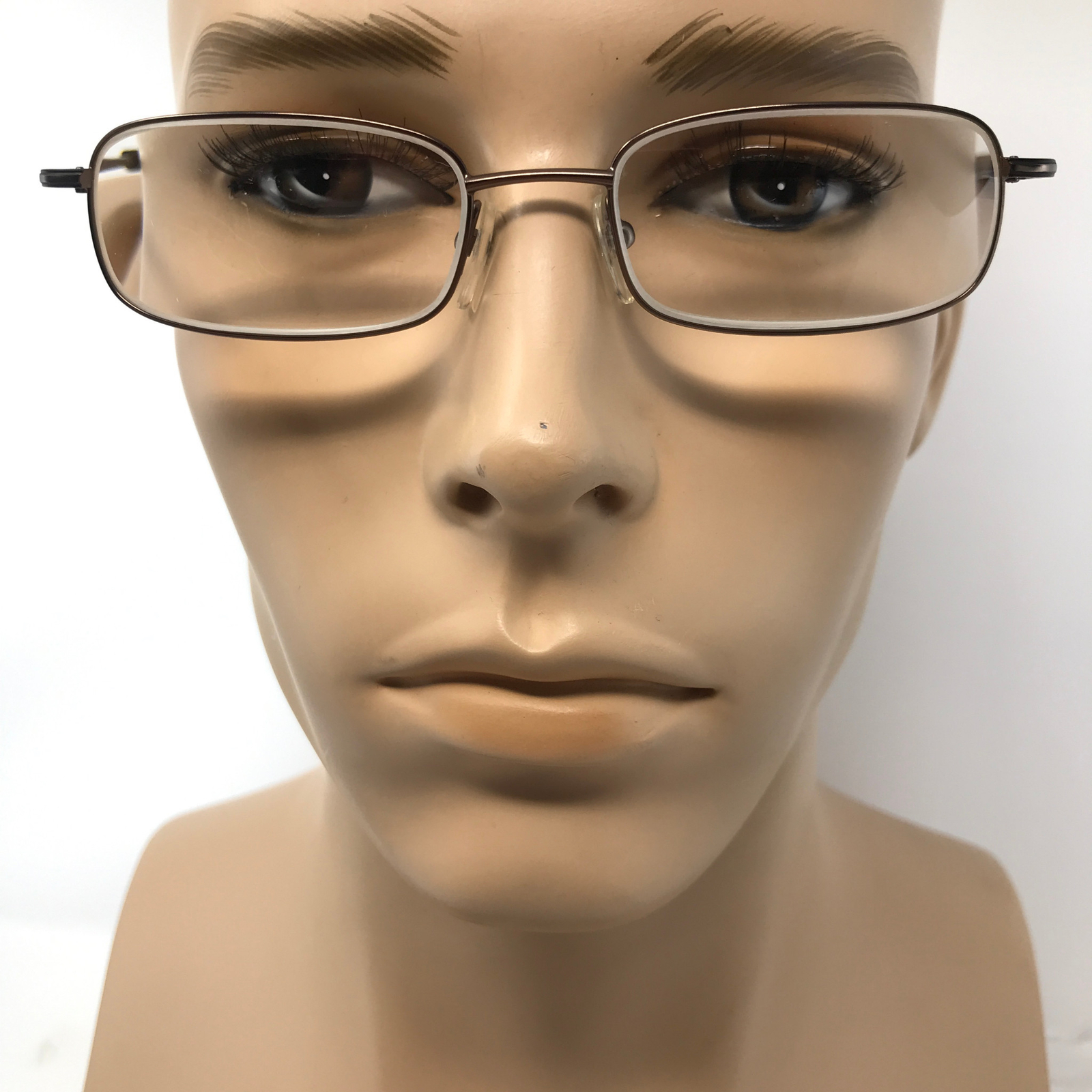 Gant Midtown Glasses Frames Bronze Oval Metal Eyeglasses Spectacles