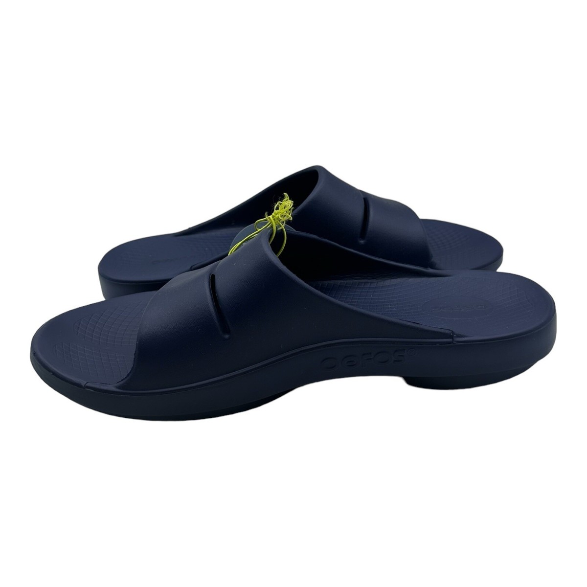 OOFOS Mens Ooahh Blue Slides Size 12 Men main image 4
