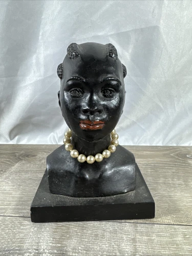 African Face  Sculpture Figure Tribal Art