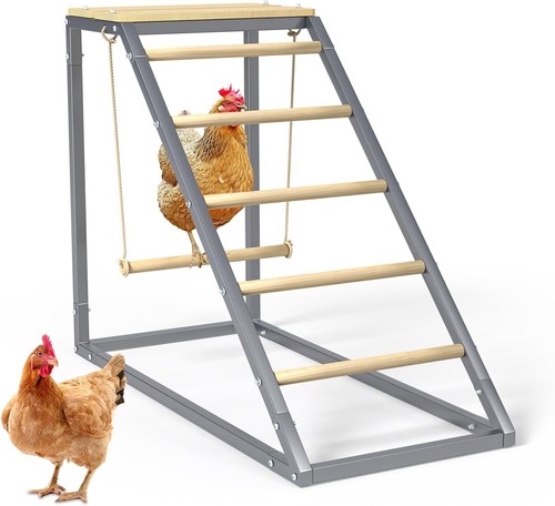 High-Quality Chicken Roosting Perch with Multi-Level Design for Poultry Play - Picture 3 of 9