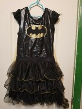 SPIRIT HALLOWEEN BATGIRL CHILD HALLOWEEN COSTUME CAPE MEDIUM 28" LONG SUPERHERO