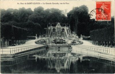 CPA SAINT-CLOUD Parc - La Grande Cascade - Vue de Face (1323962)
